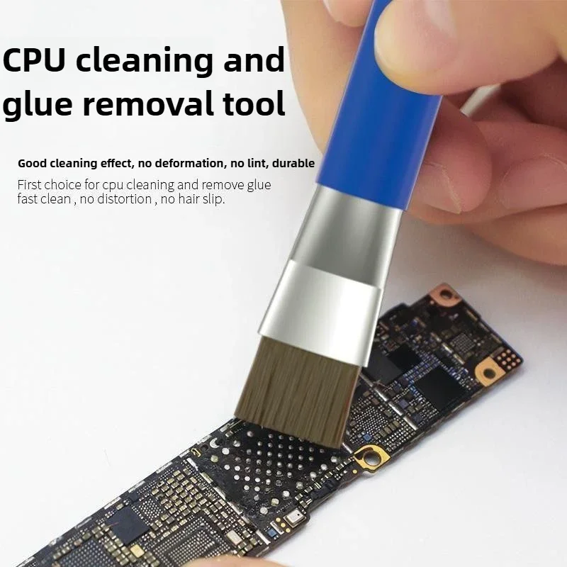 Spazzola sicura Spazzola per pulizia PCB della scheda madre antistatica per kit di strumenti di riparazione per telefoni cellulari Comodità a doppia testa