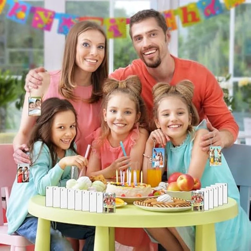 270Pcs Double-Sided Rectangle Sublimation Keychain Blanks,Density Board Rectangle Sublimation Key Chains Accessories-AT81