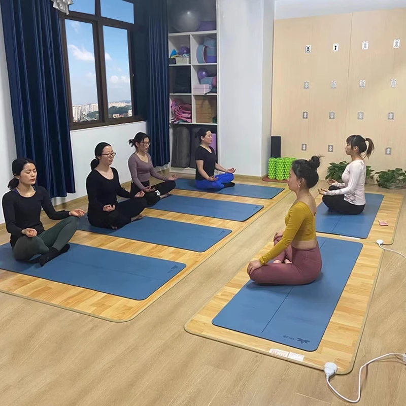 Yoga studio graphene floor heating mat Korean carbon crystal geothermal mat electric heating yoga mat floor blanket living home