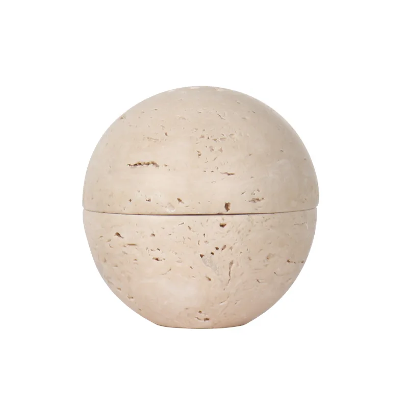 

Natural marble aromatherapy stove creative home living room desktop ornament