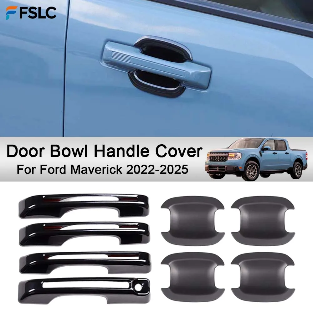 

Car Decoration Door Bowl Handle Cover For Ford Maverick 2022-2025 Car Exterior Styling Stickers Upgrade Modify A Car