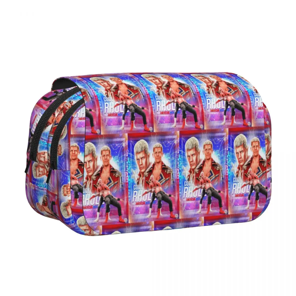 In The Ring Cody Rhodes American Nightmare Pencil Cases Pencil Pouch Hard Shell Leather Large Storage Pen Box Pencil