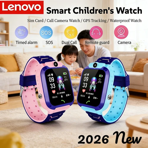 Reloj Inteligente Lenovo Para Niños Con Llamadas, Cámara,