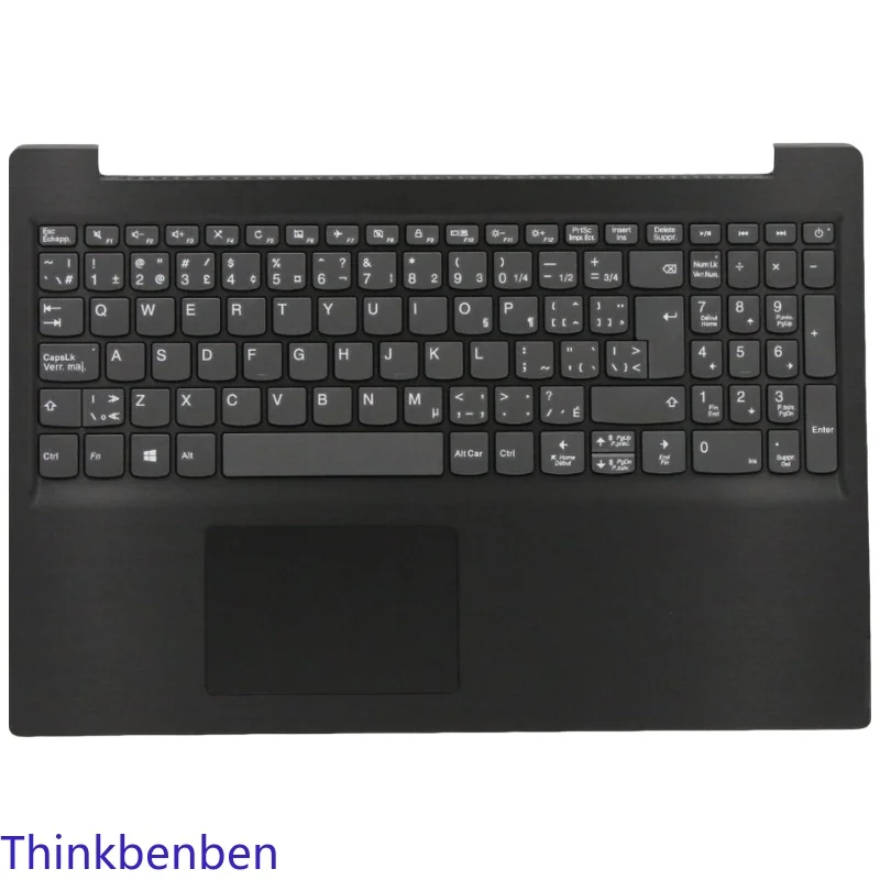 Carcasa Superior con Reposamanos para Teclado Francés Canadiense CFB BK IMR para Lenovo S145 V15 15 IKB API IIL IWL AST IGM 5CB0S16808