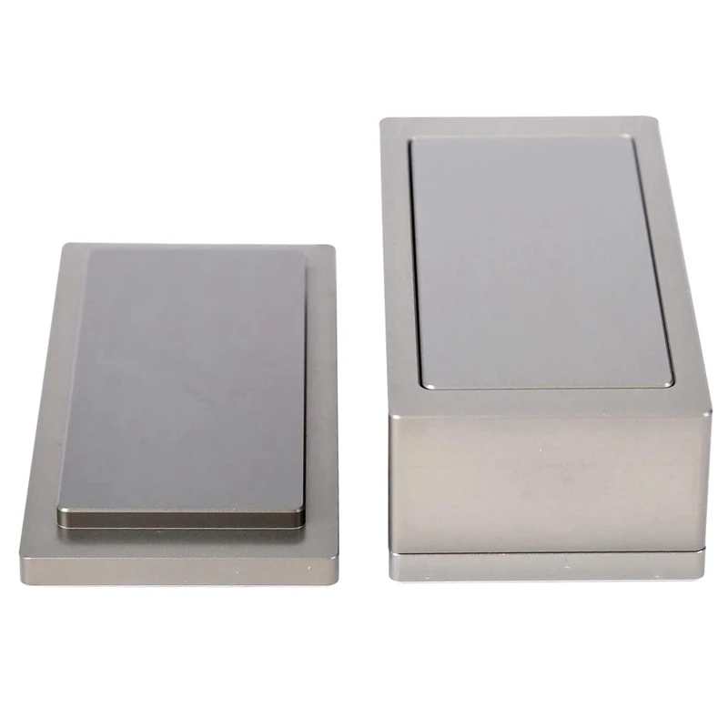 2X4in Rosin Machine Pure Aluminum Pre-Pressing Plate Pre-Pressing Mould Plate Accessory With Silicone Box
