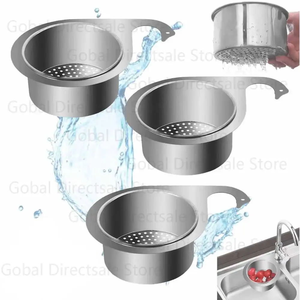 

Stainless Steel Swan Sink Strainer Basket, Swan Drain Basket for Kitchen Sink, Faucet Hanging Filter Basket for Fruit Vegetable