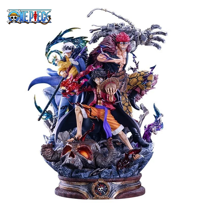 One Piece Battle Of Onigashima Supernova Three Captains Straw Hat Luffy Kid Law Scenes Figures Anime Character Models Toys  Gift