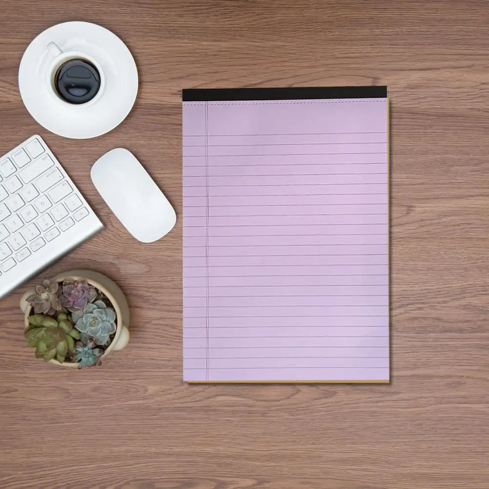 Farb-Notizblock-Set Bunt liniertes Papier-Notizblock-Set für die Büros chule Verwenden Sie eine 4er-Packung mit Duplex-Notizbüchern mit Notizen