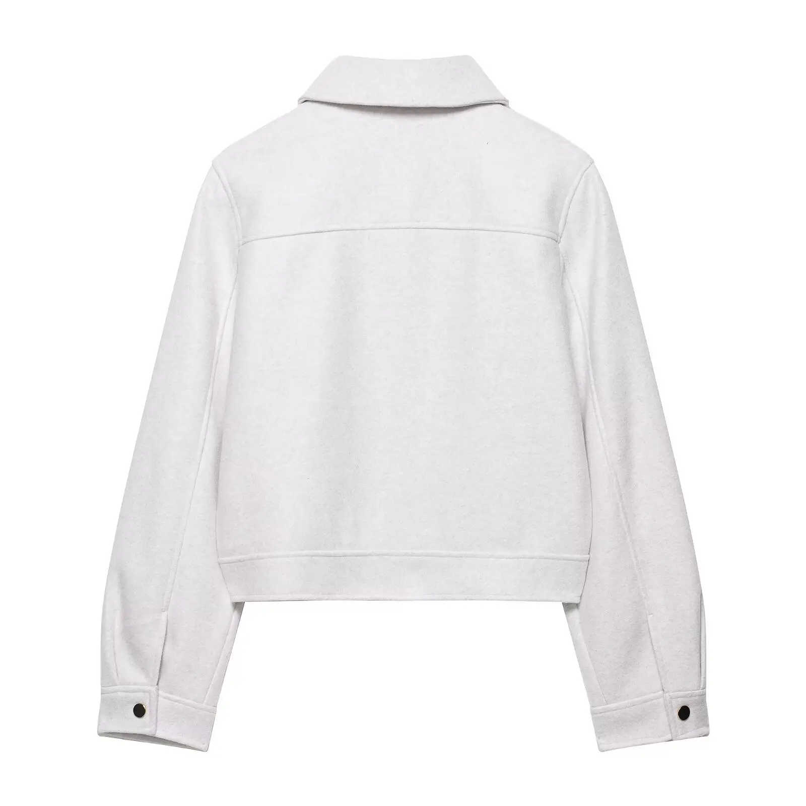 Women Elegant Solid Jacket Long Sleeve Zipper Jackets Coat For Woman Fashion Autumn Casual Outerwear