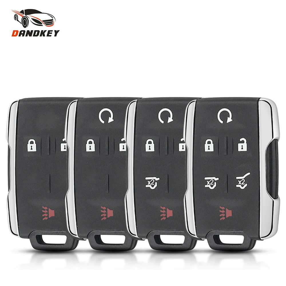 Dandkey Keyless Entry Remote Case For Chevrolet Tahoe Suburban Sierra Silverado Smart Key Shell Housing For GMC Yukon XL