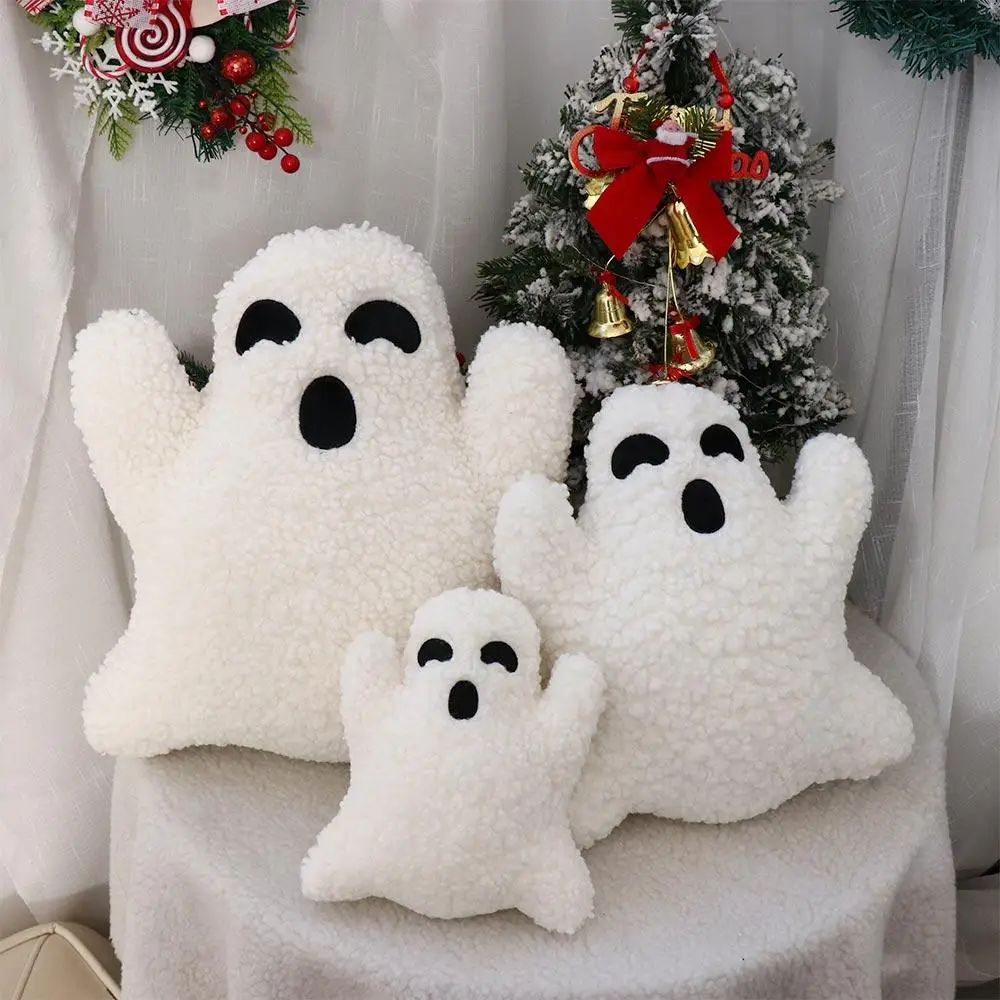 Kussen rekwisieten Halloween Halloween Ghost Sierkussen Knuffel Ghost Halloween Elf Ghost Knuffel PP katoen Grappig kindercadeau