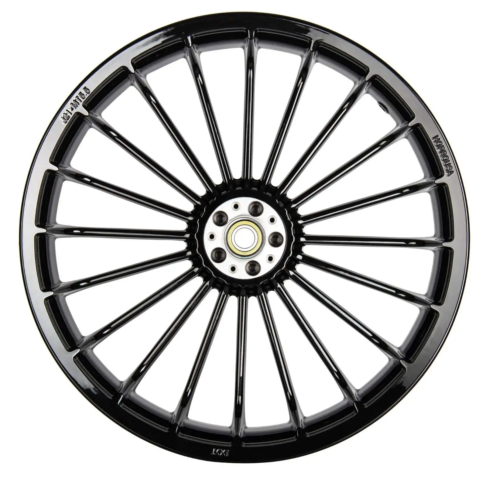Customizablewheel Sizes.18x5.5 Inch Custom Multi-Spoke Tubeless Front Wheel Rim Compatible With Harley Street Bob Softail Standa
