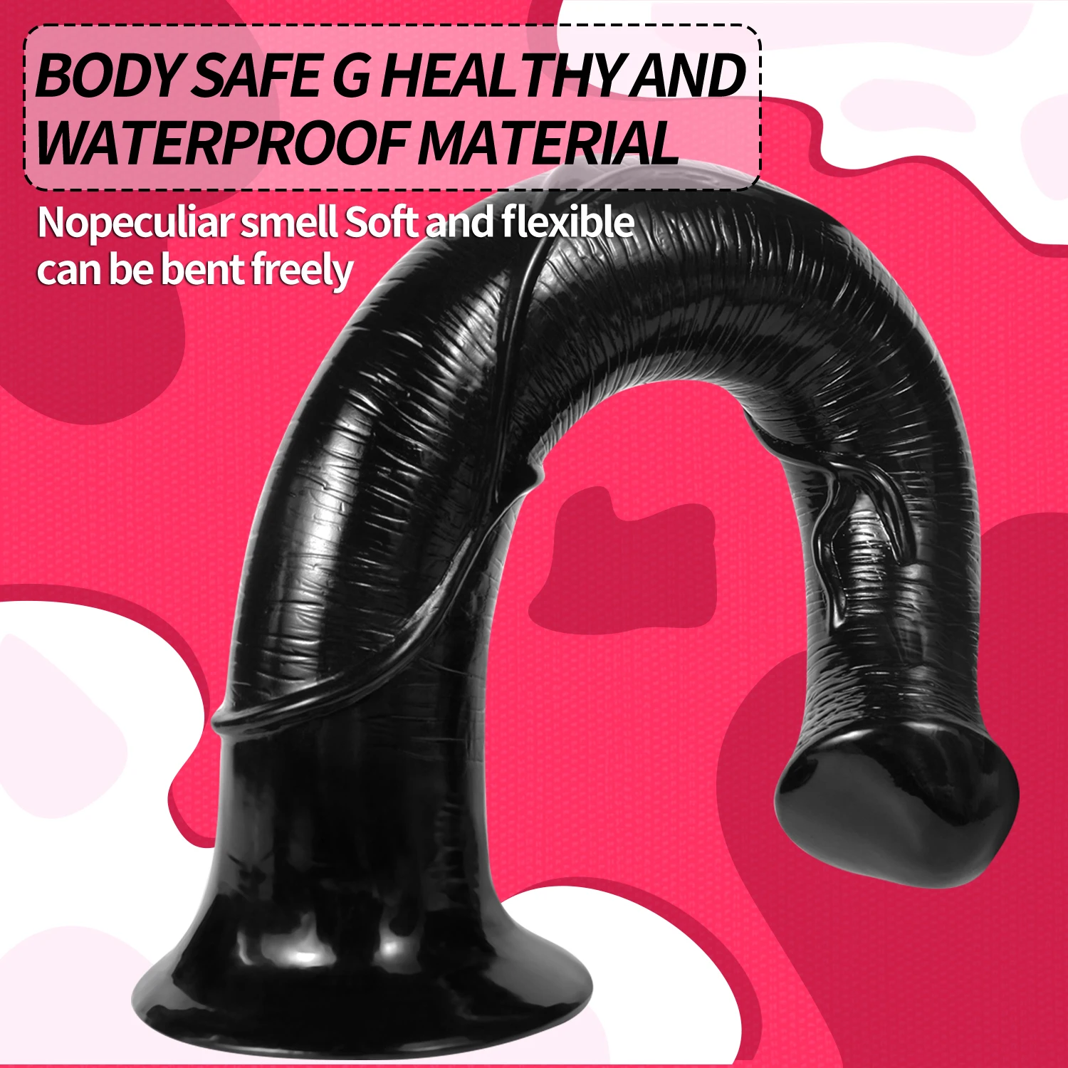 Vibrador de Cavalo Realista para Homens e Mulheres, Pênis Animal, Masturbador, Pau Enorme, Vaginal Estimulante, Orgasmo, Plug Anal, Brinquedo Sexual, 18 +