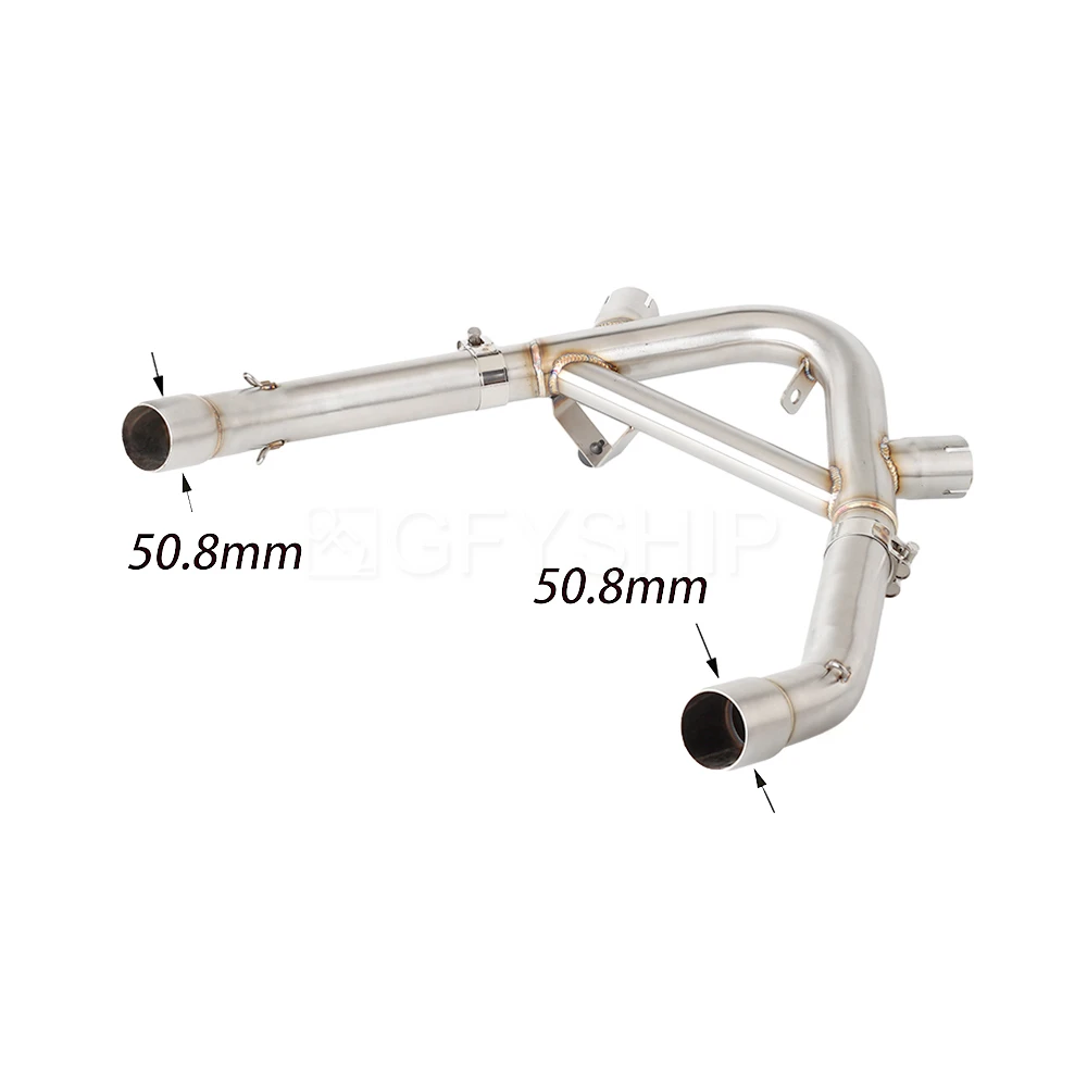 For Honda Goldwing 1500 1988-2003 GL1500 GL 1500 Gold wing Escape Motorcycle Exhaust Muffler Middle Link Pipe 51mm Slip-on