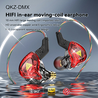 New QKZ AK6 DMX Wired Headphones HiFi Bass 3.5mm In-Ear Earphones With Microphone Noise Reduction Headsets Games Sports Earbuds