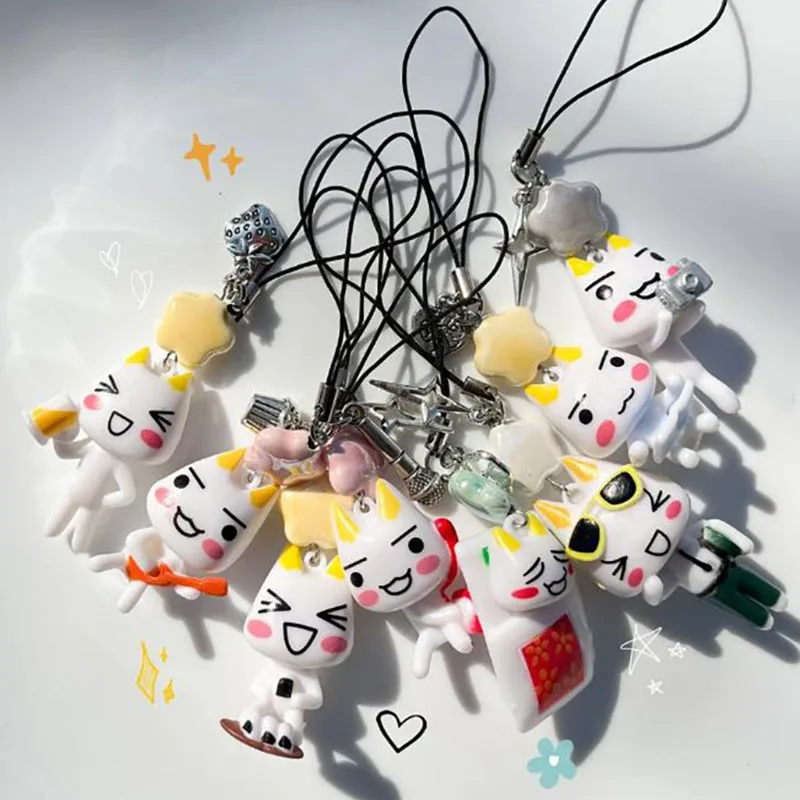 toro inoue Beaded Phone Charm Aesthetic Handmade