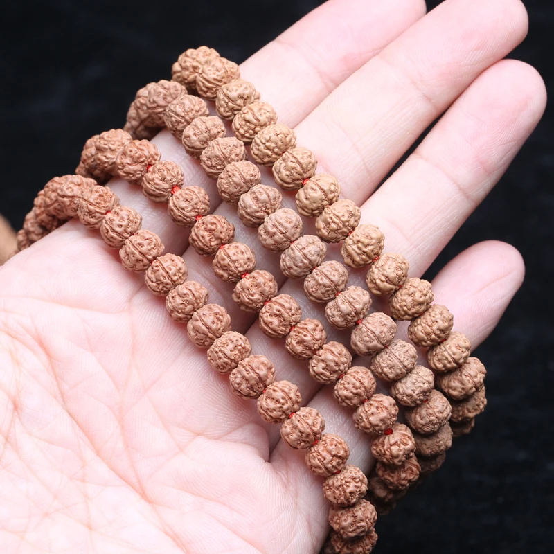 Natural Original Nepal Rudrakhsa Beaded Bracelet Design IDY Vajra Bodhi