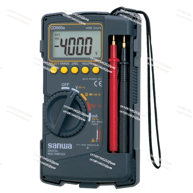 CD800a Digital Multimeter Electrical Capacitance Frequency Measurement Hand Strap Instruction Manual