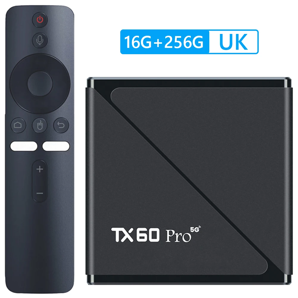 

Android 16 Smart TV Box Allwinner H313 Quad Core 2.4G&5G Dual WiFi6 Media Player Set Top Box Digital Voice Remote 16G 256G