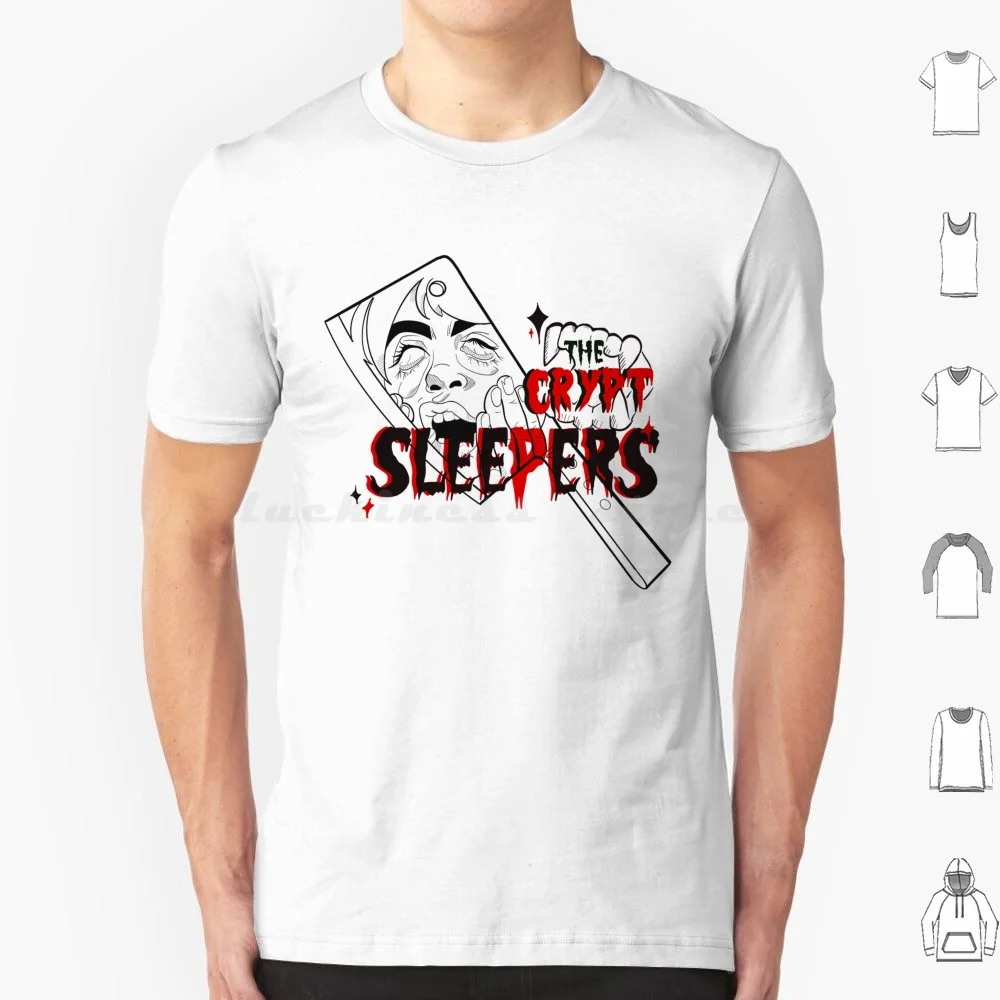 The Crypt Sleepers ( Band Logo ) T Shirt Big Size 100% Cotton Band The Crypt Sleepers