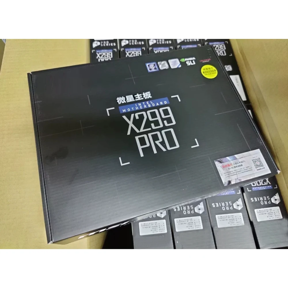 New X299 PRO LGA2066 DDR4 M.2*2 SATA3*6 256GB ATX X299 Motherboard Work Fine High Quality Fast Ship