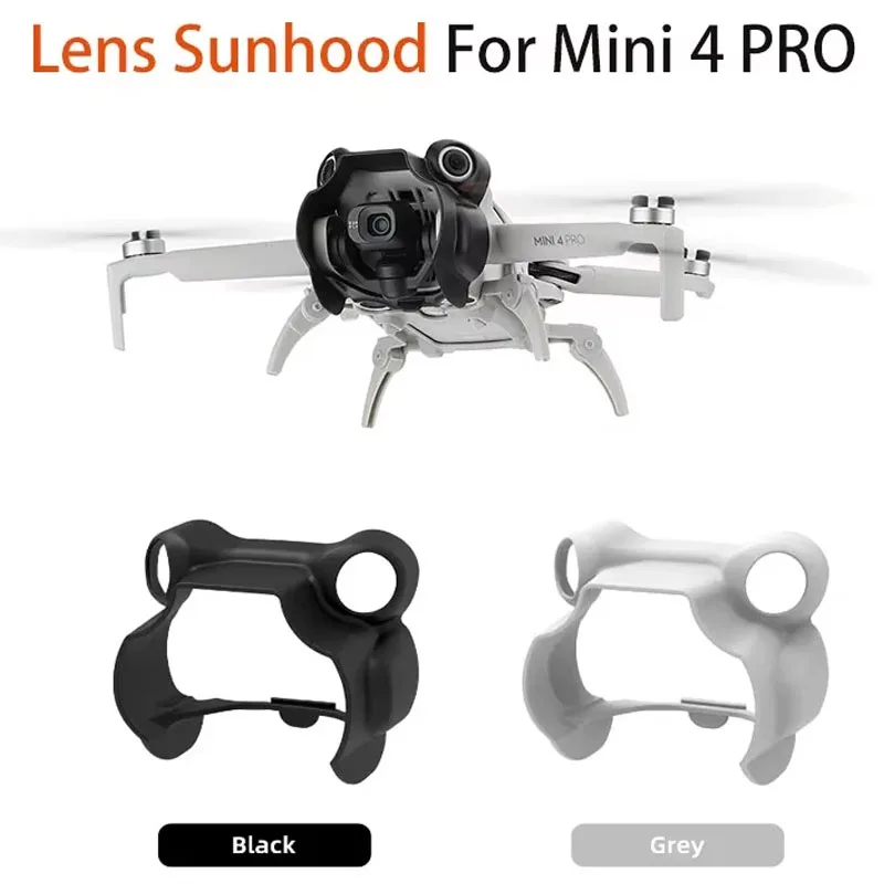 

Lens Cover for DJI Mini 4 Pro Enhanced Sun Shade Anti-Glare Anti-Scratch Cover Gimbal Protector Cover Sunhood Drone Accessories