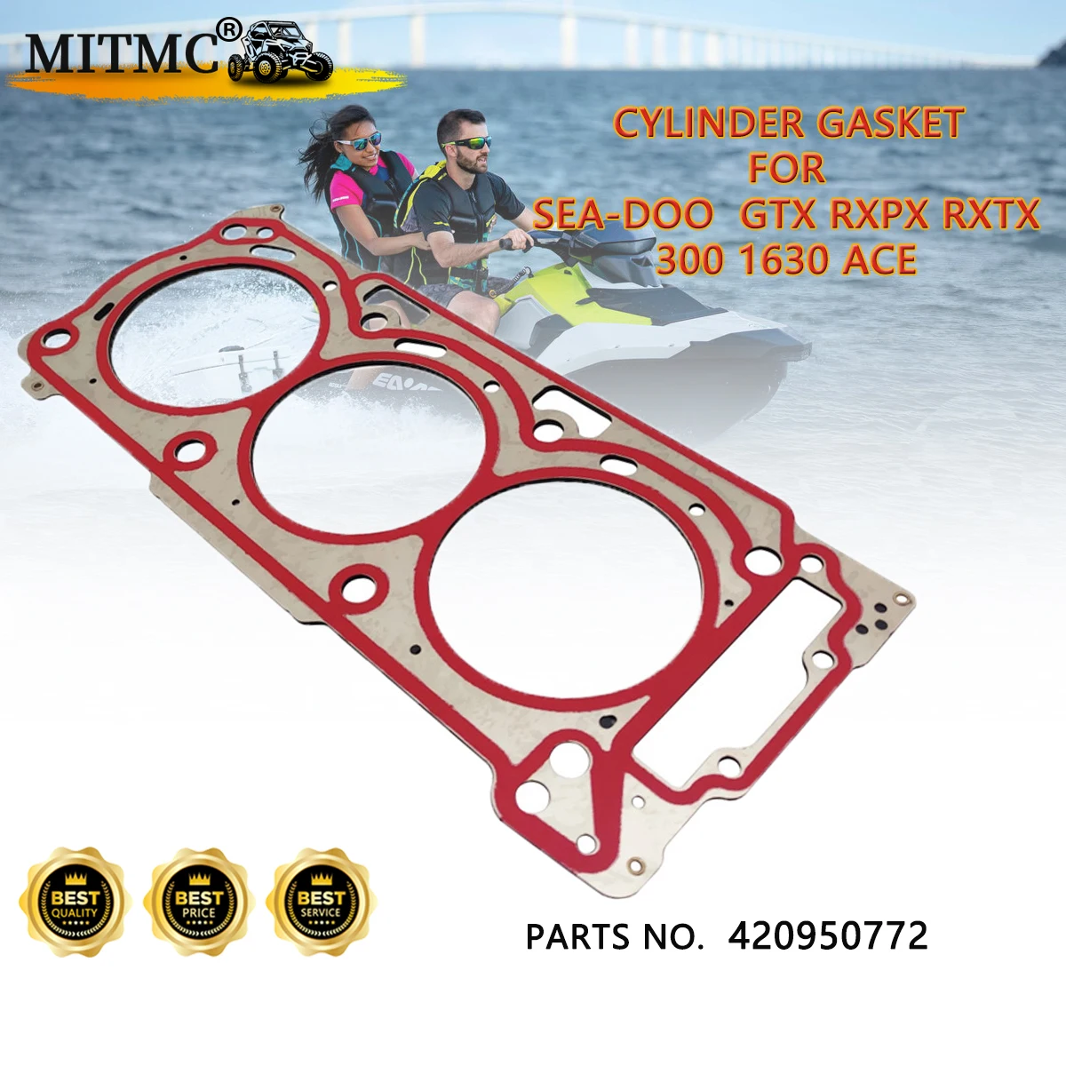 Cylinder gasket For Sea-D** sead** GTX RXPX RXTX 300 1630 ACE 420950772