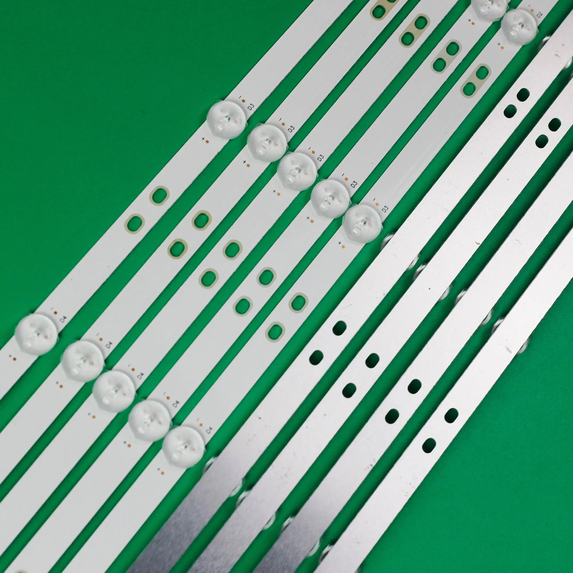 LED Strip Backlight สําหรับ K55DLY8US KS5500SM4K HRS_SQY55D3_5X9_2W_MCPCB 12mm_V1 PLED5544U HV550QUB-F5A RCA RNSMU5545 AE0110490