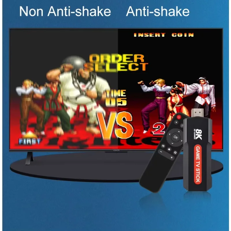 Q9 Dual System Game Console TV Box+game 2-in-1 8K High-definition TV Game Console Android TV Box Retro