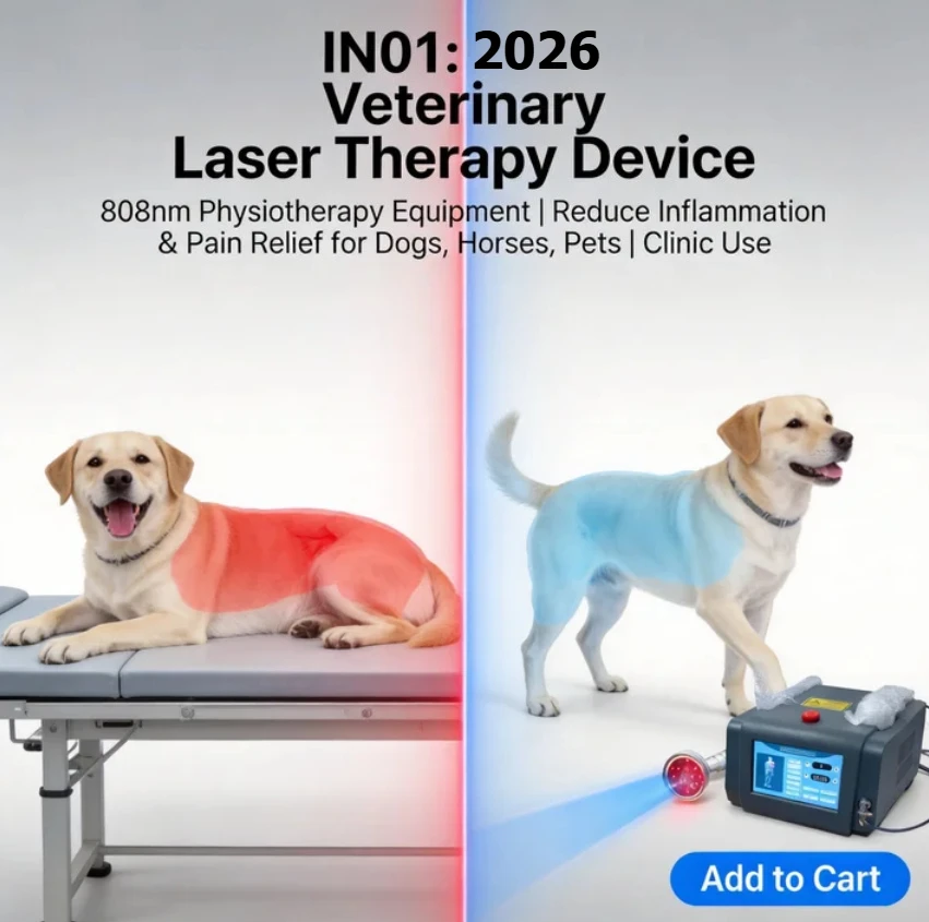 

Ветеринарный лазерный аппарат на полупроводниках с длинами волн 808 нм и 650 нм для физиотерапии животных: уменьшение воспалений, отеков и боли у питомцев