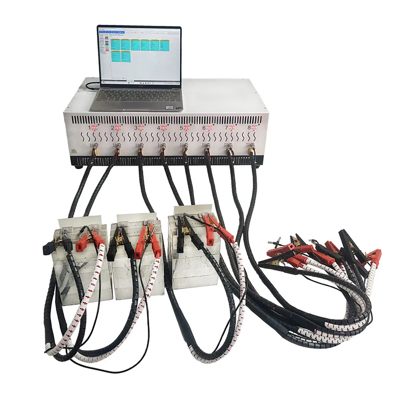 Lithium Battery Capacity Tester 8 Channels 50A Car Battery Machine 20 Channels 10A Equalizer Charge and Discharge Machine