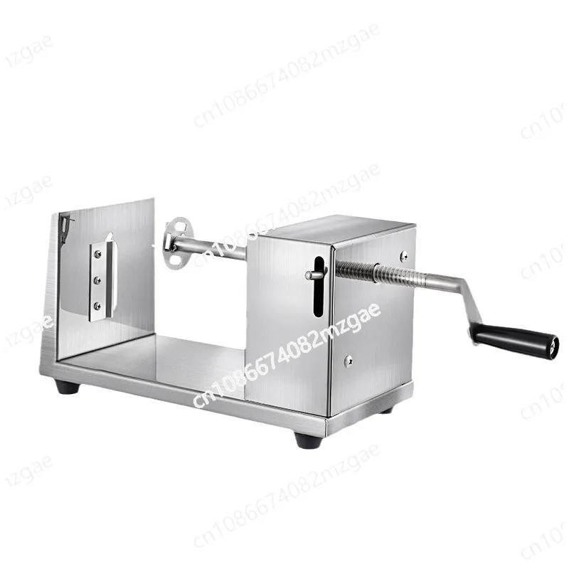 

Commercial semi-automatic stretching stainless steel cyclone hand crank potato machine