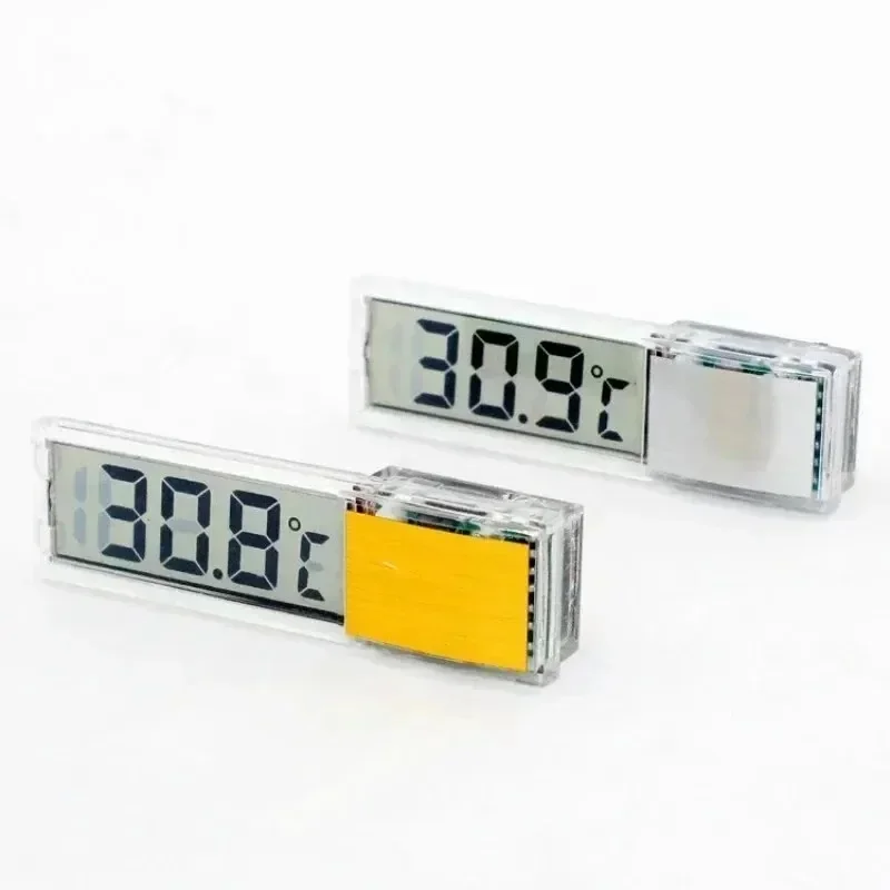 1-4pcs Aquarium Thermometer Electronic LCD Digital Fish Tank Temperature Measurement Fish Tank Temp Meter Aquarium Accessories