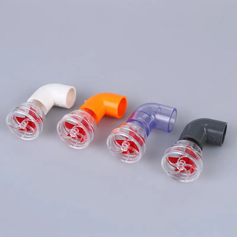 20mm Fish Tank Auto-Rotating 5-Blade Fan Kit Aquarium Wave Maker Rotary Pump Head Tool Fish Tank Outlet Fan Nozzle Filter