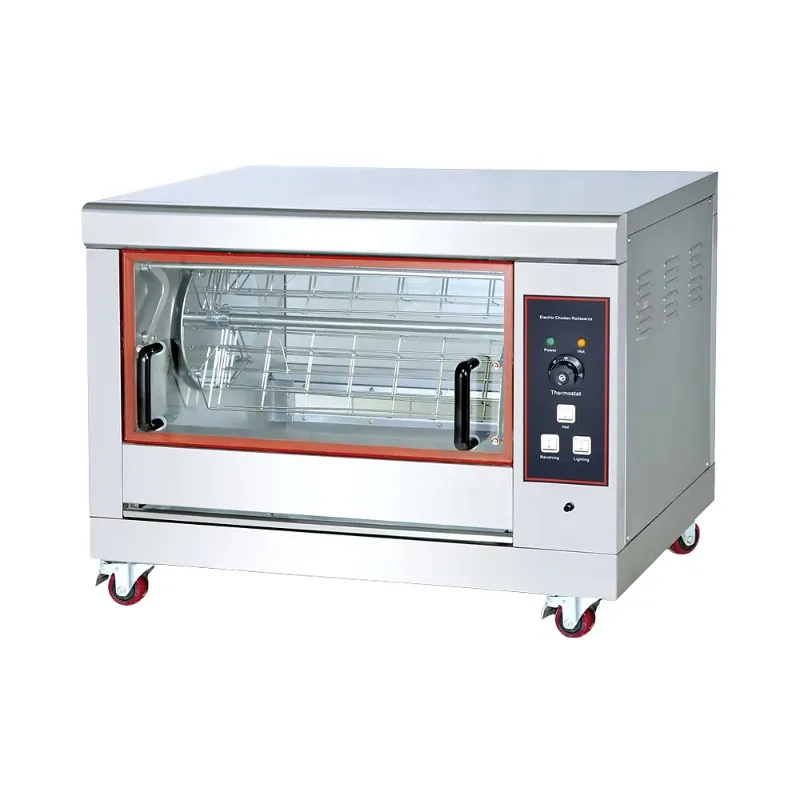 

Customized Electric Rotary Chicken Rotisserie Oven for Hotel and Restaurant Supplies