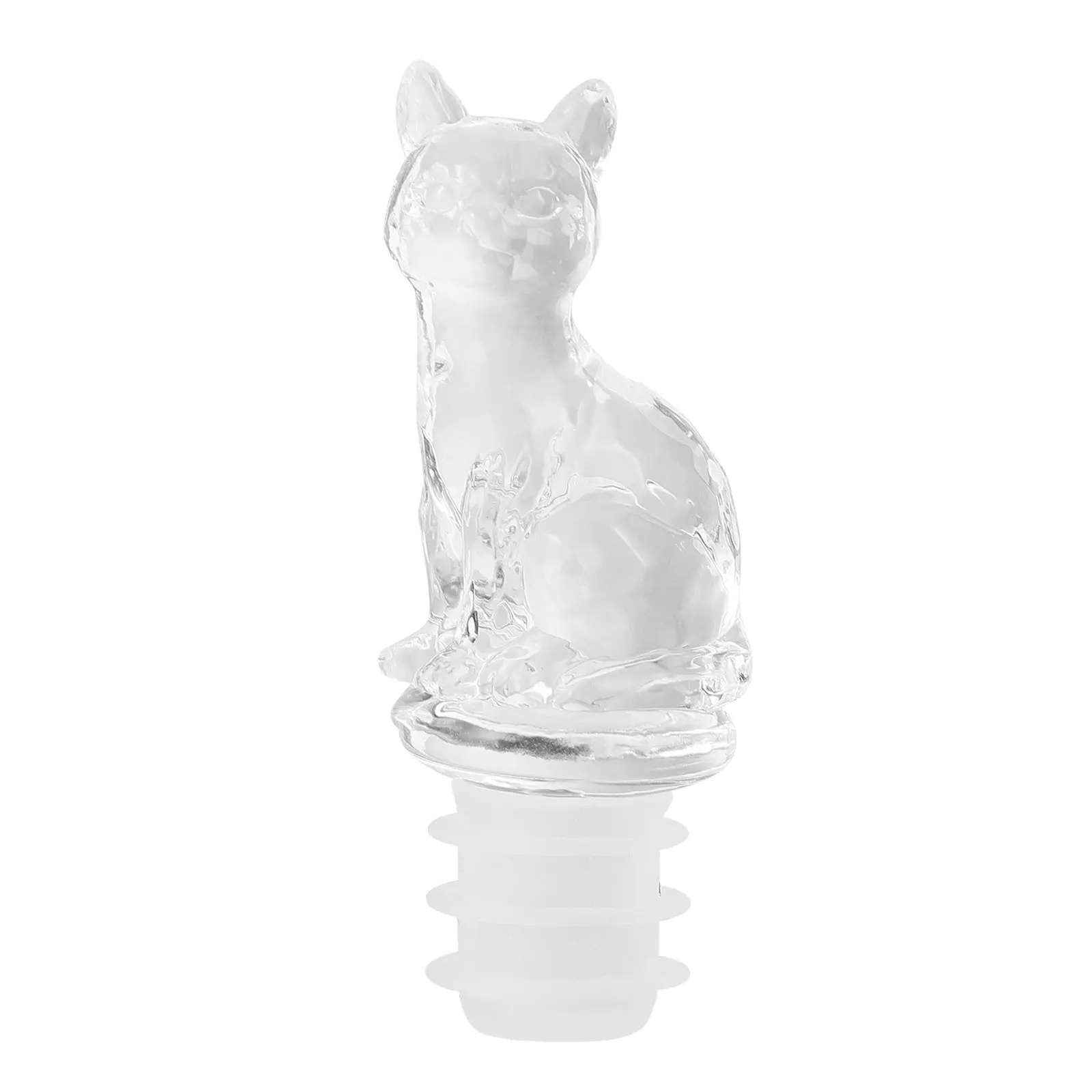

Cute Cat Bottle Stopper Silicone Decorative Stoppers Sealing Effect Party Atmosphere Reusable Safe Healthy Plastic Material