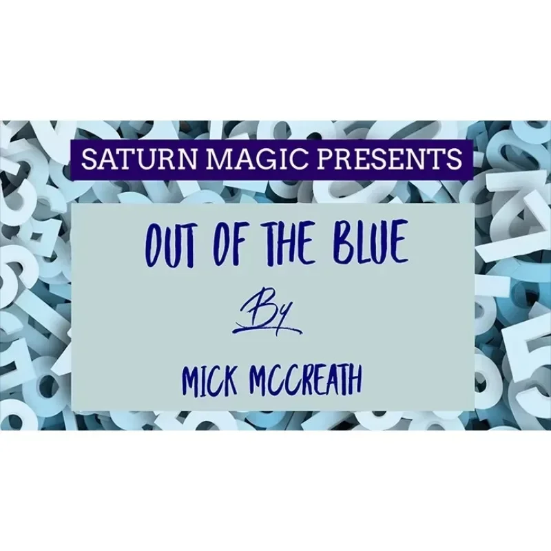 

Out of the Blue by Mick McCreath Gimmicks Mentalism Magic Tricks Illusions Magician Props Street Card Magia Comedy Bar Trick