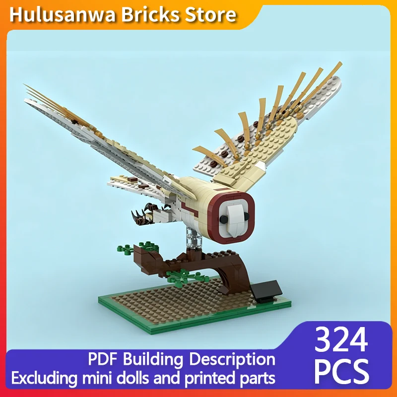 

Creators Animal Series Model MOC Building Block Wildlife Barn Owl Modular Technology Gifts Holiday Assemble Children Toys Suit