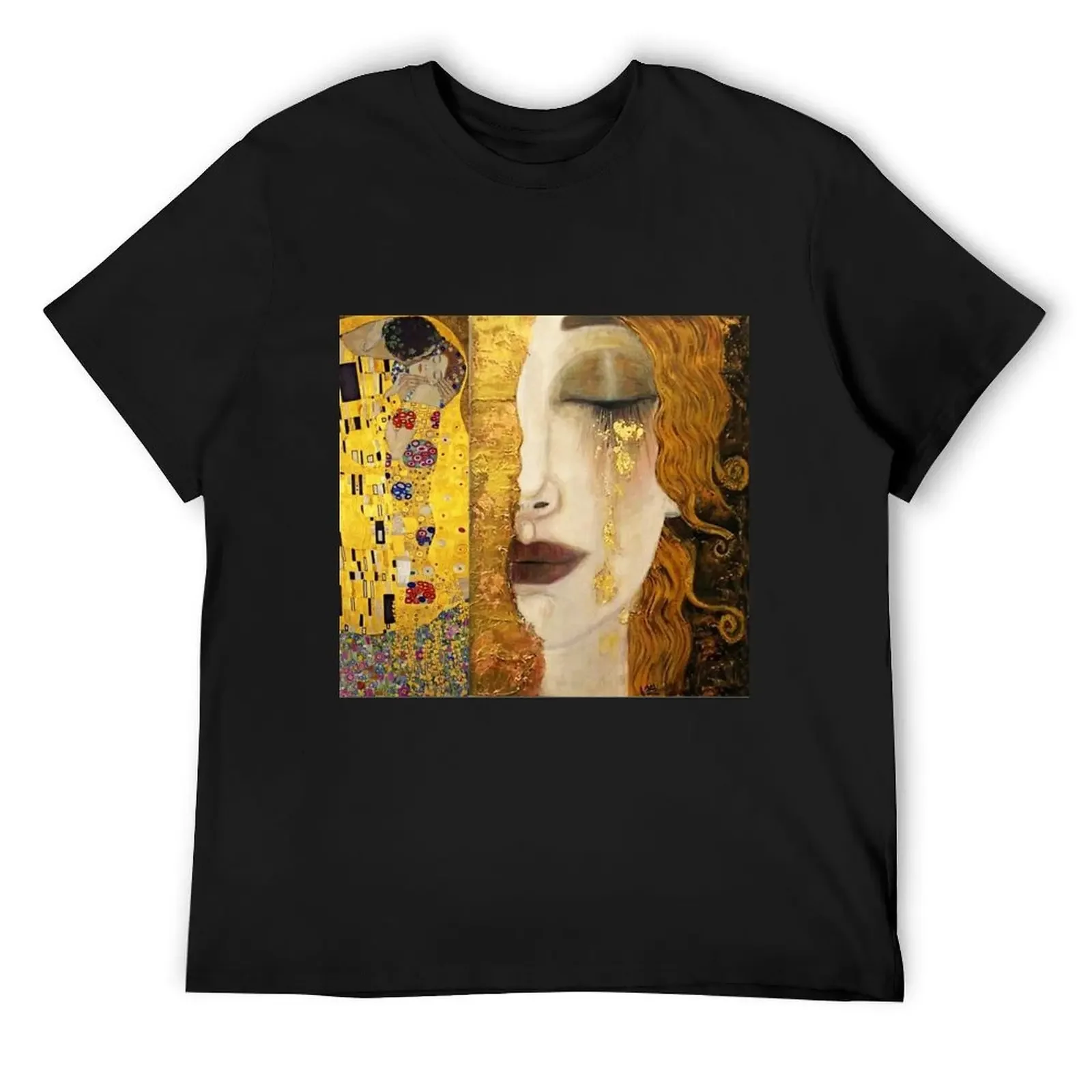 

Golden tears - Gustav Klimt T-Shirt oversizeds essential t shirt anime clothes anime t shirts anime shirts men