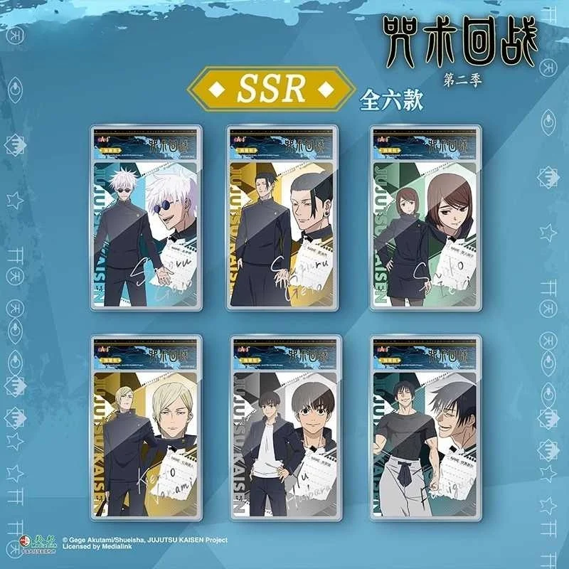 Original Jujutsu Kaisen Card Polaroid Acrylic Photo Card Gojo Satoru Geto Fushiguro Shinobu Anime Collection Card Toy Gifts