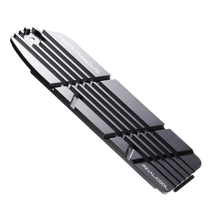 FinalCool IceArmor PS5 Heatsink for PS5 Internal PCIe M.2 NVMe 4.0 Gaming SSD, Magnesium Aluminum Alloy Designed