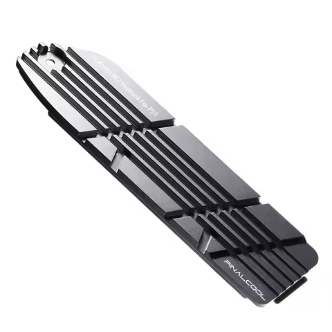FinalCool IceArmor PS5 Heatsink for PS5 Internal PCIe M.2 NVMe 4.0 Gaming SSD, Magnesium Aluminum Alloy Designed