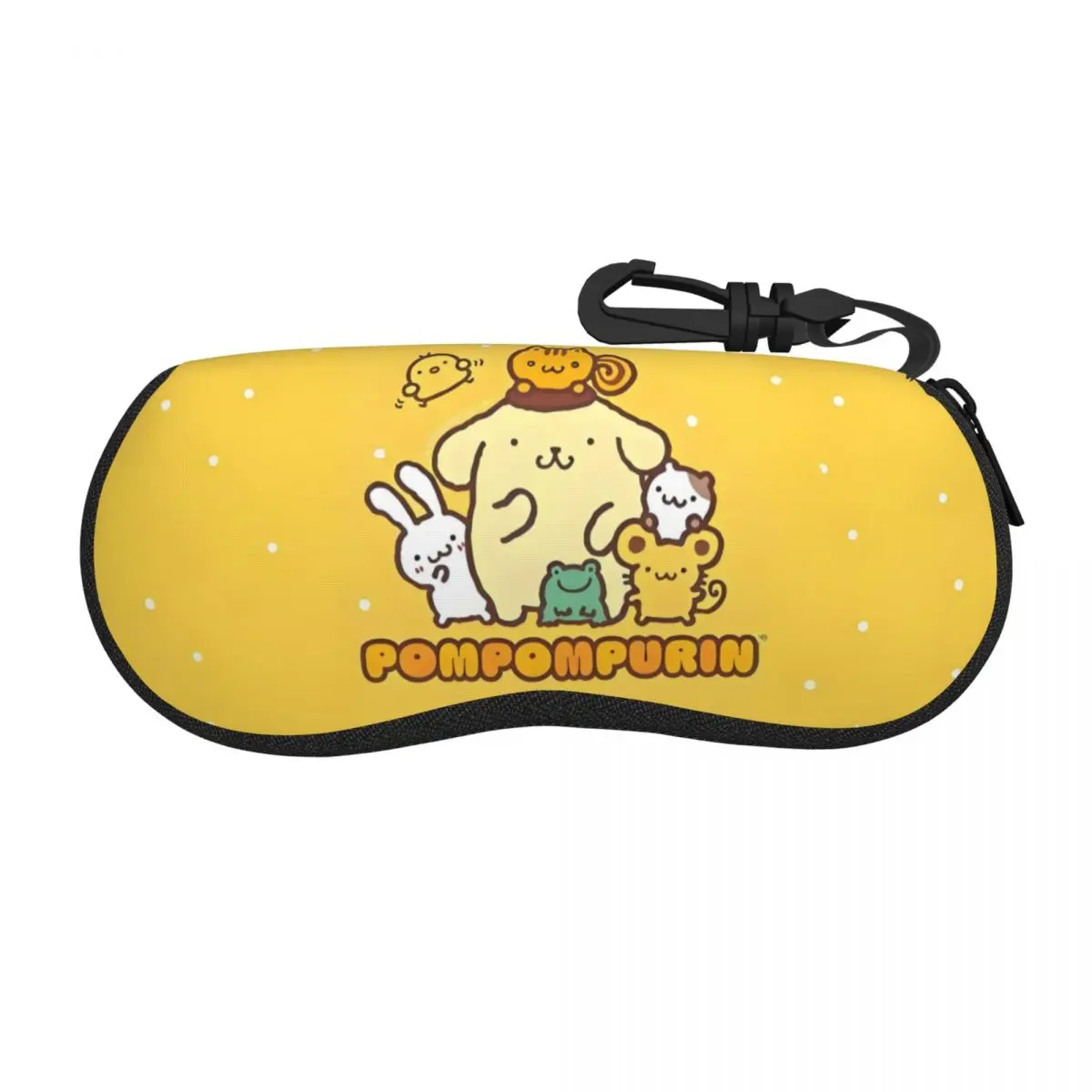 

Чехол для очков Sanrio Pompompurin в стиле аниме, женский и мужской мягкий мультяшный милый защитный чехол для солнцезащитных очков