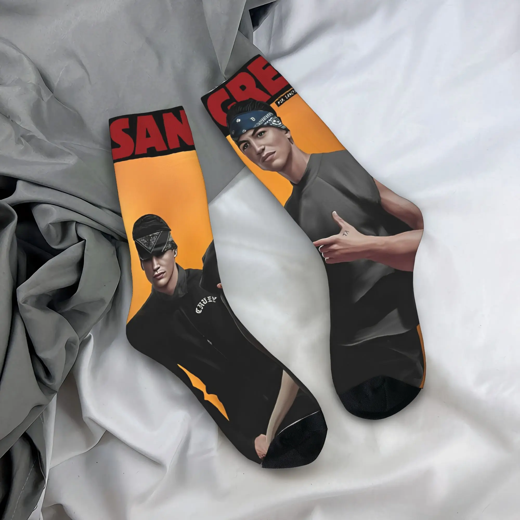 Men Women Blood In Blood Out Socks Super Soft Funny Happy  Socks Hip Hop Stuff Middle Tube Stockings Suprise Gift Idea