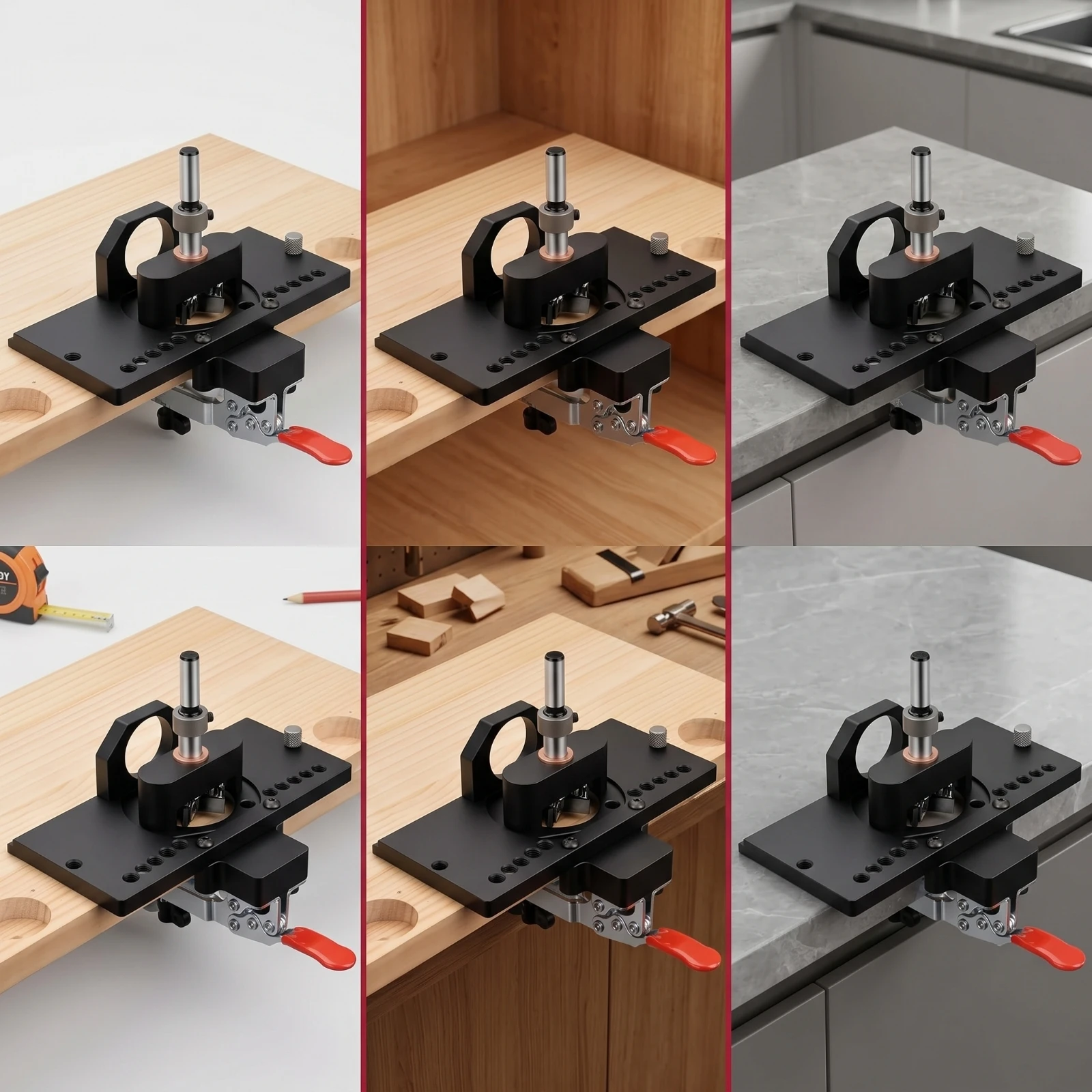 35mm 힌지 지그 고정밀 숨김형 캐비닛 힌지 지그 캐 - Woodworking Jig 리뷰 및 가격