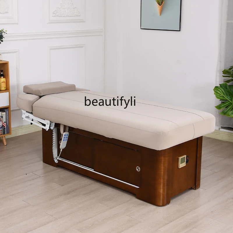 Electric Beauty Bed Massage Massage Bed Multifunctional Lifting Constant Temperature Heating Physiotherapy Bed