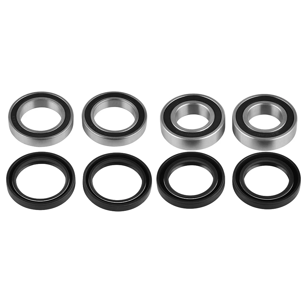 NICECNC 1 Set of F&R Wheel Bearings FKM Seal For KTM 125-530 EXC EXC-E EXC-F SX SX-F SMR SMS MXC SXS XC-W 2003-2018 Dirt Bike