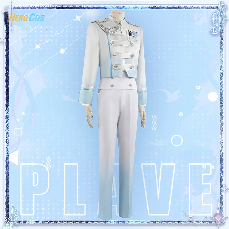 

Vtuber PLAVE Noah Cosplay Costume Halloween Party Gorgeous Uniform Accessories Props Complete Set HERO Cos