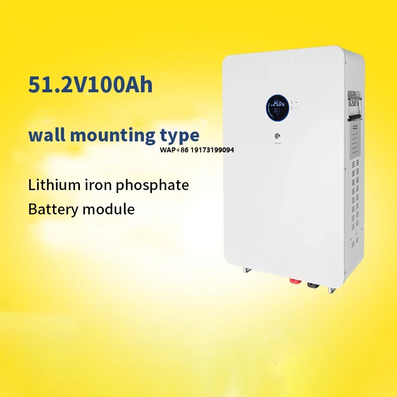 Batería de Litio LiFePo4 de 6000 ciclos para Inversor, 15kw 51.2v 100Ah 200Ah 314Ah, Batería de Iones de Litio Dividida Apilable para Montaje en Pared para Uso Doméstico