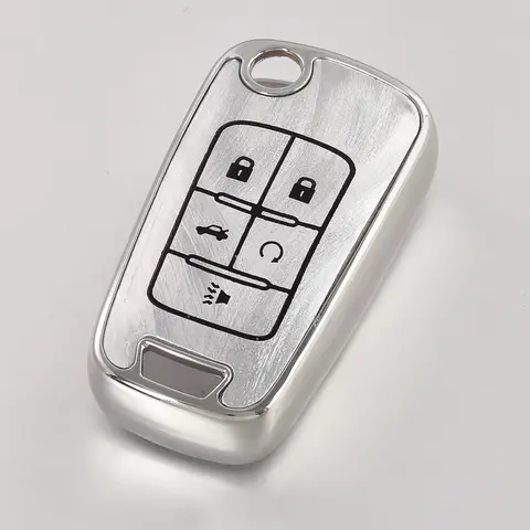 Luxury Car Key Case Cover for For Buick Chevrolet Cruze Epica Lova Camaro Impala Aveo Malibu Sail Orlando Trax Spark Key Fob Bag 10 best sales chevrolet malibu key cover - №7